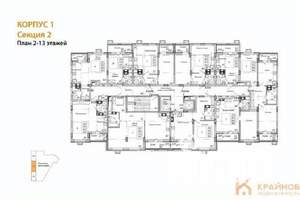 1-к квартира, сданный дом, 72м2, 7/15 этаж