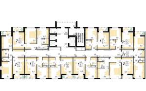 2-к квартира, сданный дом, 68м2, 15/20 этаж
