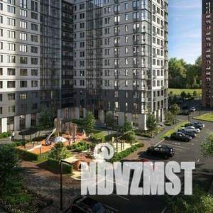 1-к квартира, строящийся дом, 44м2, 2/10 этаж