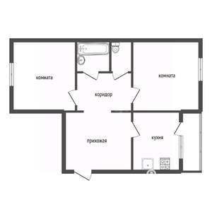 2-к квартира, вторичка, 76м2, 10/17 этаж
