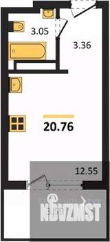 Студия квартира, вторичка, 21м2, 19/28 этаж