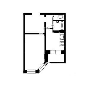 1-к квартира, вторичка, 38м2, 6/10 этаж