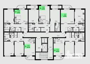 3-к квартира, строящийся дом, 76м2, 3/9 этаж