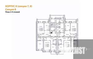 2-к квартира, вторичка, 69м2, 2/14 этаж