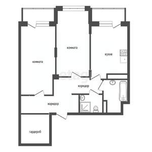 2-к квартира, вторичка, 76м2, 12/22 этаж