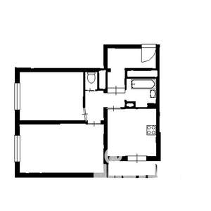 2-к квартира, вторичка, 62м2, 17/25 этаж
