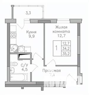 Фото квартиры на продажу (1)