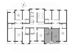 1-к квартира, вторичка, 42м2, 12/17 этаж