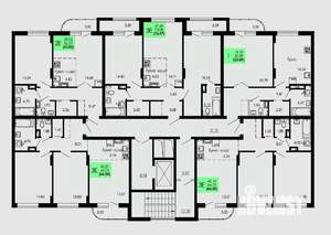 3-к квартира, строящийся дом, 76м2, 5/9 этаж