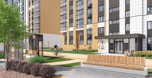 1-к квартира, строящийся дом, 38м2, 5/20 этаж