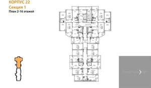 3-к квартира, вторичка, 74м2, 3/17 этаж