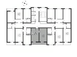 1-к квартира, вторичка, 40м2, 10/17 этаж