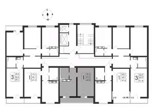 1-к квартира, вторичка, 40м2, 5/17 этаж