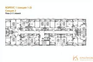 1-к квартира, вторичка, 39м2, 6/11 этаж