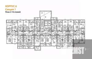 2-к квартира, вторичка, 58м2, 12/17 этаж