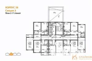 2-к квартира, вторичка, 66м2, 13/17 этаж