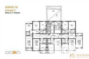 1-к квартира, вторичка, 38м2, 5/17 этаж