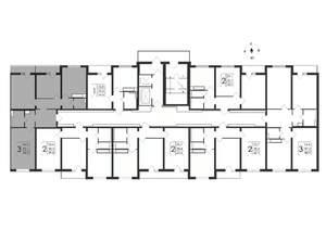 3-к квартира, вторичка, 85м2, 16/19 этаж