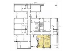 1-к квартира, вторичка, 43м2, 18/18 этаж