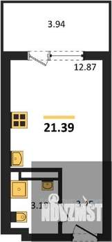 Студия квартира, вторичка, 21м2, 9/28 этаж