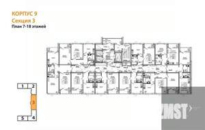 1-к квартира, вторичка, 38м2, 9/19 этаж