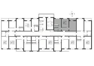 2-к квартира, вторичка, 53м2, 16/19 этаж
