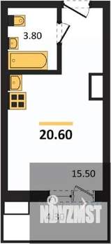 Студия квартира, вторичка, 21м2, 2/17 этаж