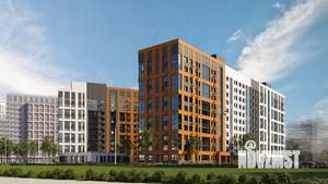 2-к квартира, строящийся дом, 56м2, 1/13 этаж