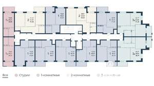 2-к квартира, вторичка, 57м2, 17/17 этаж