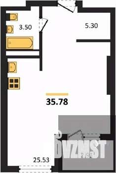Студия квартира, вторичка, 36м2, 8/28 этаж