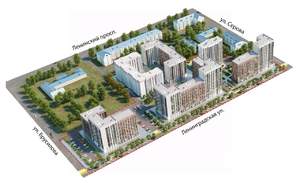 2-к квартира, строящийся дом, 60м2, 2/15 этаж