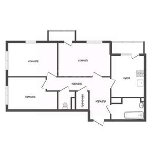 3-к квартира, вторичка, 78м2, 9/18 этаж