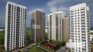 2-к квартира, строящийся дом, 64м2, 8/10 этаж