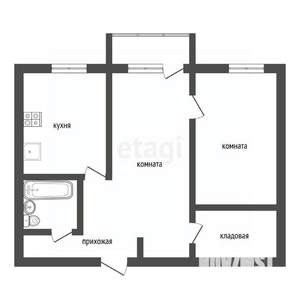 2-к квартира, вторичка, 45м2, 4/5 этаж