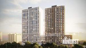 1-к квартира, строящийся дом, 44м2, 2/25 этаж