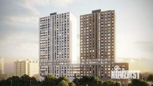 1-к квартира, строящийся дом, 40м2, 16/25 этаж