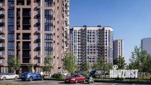 1-к квартира, строящийся дом, 53м2, 4/21 этаж