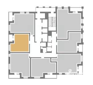 1-к квартира, вторичка, 33м2, 23/25 этаж