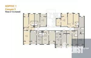 1-к квартира, вторичка, 40м2, 12/18 этаж