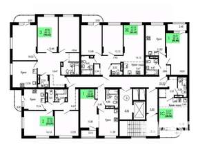 1-к квартира, строящийся дом, 40м2, 8/9 этаж