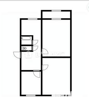 3-к квартира, вторичка, 62м2, 2/5 этаж