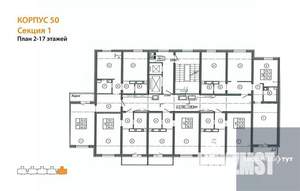 1-к квартира, вторичка, 39м2, 3/17 этаж