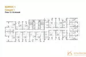 1-к квартира, вторичка, 39м2, 12/28 этаж