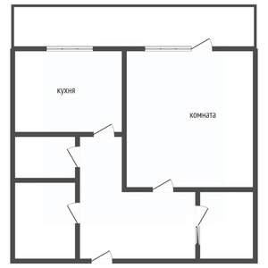 1-к квартира, вторичка, 41м2, 12/12 этаж