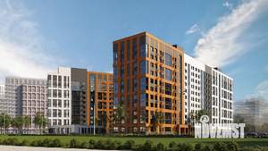 1-к квартира, строящийся дом, 35м2, 3/13 этаж