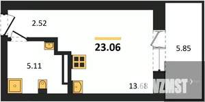 Студия квартира, вторичка, 23м2, 11/28 этаж