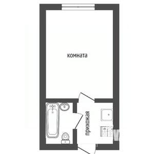Студия квартира, вторичка, 19м2, 3/5 этаж