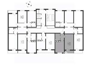 1-к квартира, вторичка, 42м2, 7/17 этаж