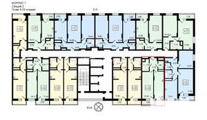 1-к квартира, строящийся дом, 42м2, 7/27 этаж