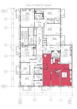 2-к квартира, вторичка, 88м2, 3/9 этаж